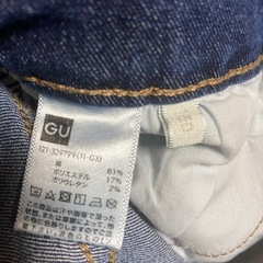 キッズ　GU デニムパンツの画像