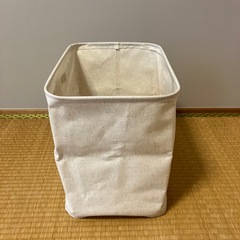 無印良品　ポリエステル麻ソフトボックス　長方形中の画像