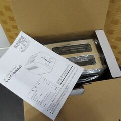 未使用 ヤマゼン ポップアップトースター 2枚焼き 焼き色調整6段階 YUC-S850(B) トースター パン焼き 調理家電 食パン 札幌 北20条店の画像