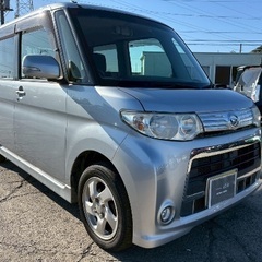 【支払総額15.8万円】h25年式タントカスタム後期型 車検令和8年7月即日納車ok機関良好 修復歴 不具合無し フルセグTV Bluetooth バックカメラの画像