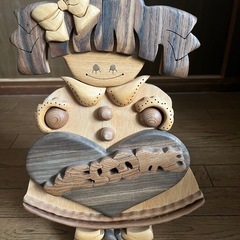 木製　人形の画像