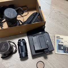 フィルムカメラ　Canon キヤノン AE-1 Pentax spotmaticの画像