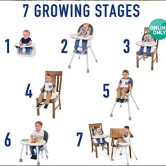 グレコ 7-in-1ハイチェア　フロアツーテーブルの画像