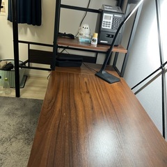 デスク　机
　　棚ありの画像