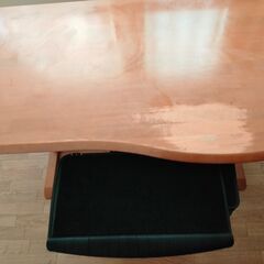 木製 パソコン机・椅子の画像