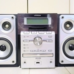 Victor ミニコンポ CA-UXZ2-B リモコン付きの画像