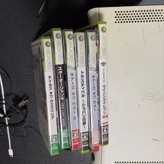 Xbox360 本体起動確認済み　ソフト付きの画像