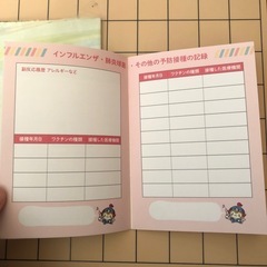 【未使用】かねたん（ビシャモンバージョン）ワクチン手帳 A6サイズ 3冊セット　山形県　米沢市の画像