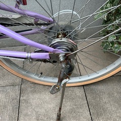 自転車　女の子用　ラベンダー　22インチの画像