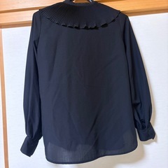 【美品】GU  リボンブラウス Sサイズの画像