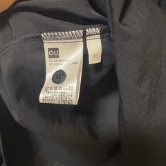 【美品】GU  リボンブラウス Sサイズの画像