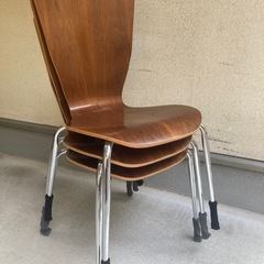 北欧　ダイニングチェア3脚セットの画像