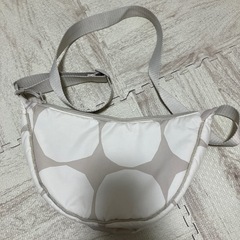 【中古】UNIQLO ホワイトショルダーバッグの画像