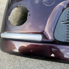 ダイハツ　ミラココア　フロントバンパー　ブラウン　R59の画像