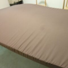 2-3-1　未使用/新品　圧縮開放品　マットレス ダブル 高反発 厚さ8cm 170N 体の負担を軽減 洗えるカバーの画像