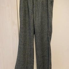 【not対面】しまむら　ツイード風ストレートパンツの画像