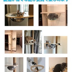 キャットタワー用宇宙船2個｜穴径10mmの画像