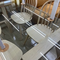 😌5点ダイニングセット😌 Francfranc😌部屋が広く見える❗❗😌No.2758😌の画像