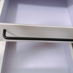 デスク ワゴン ホワイトの画像