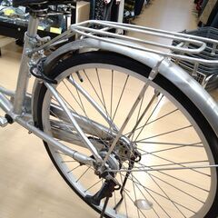 リユースのサカイ浦和店 【G202】ON14 26インチ軽快自転車 ダイナモ シルバーの画像