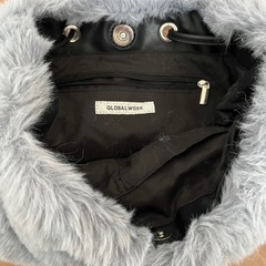 GLOBAL WORKファーバッグの画像