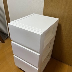 【12/30まで】収納ケース3段 ニトリの画像
