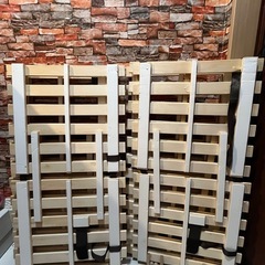 折りたたみすのこベッドの画像