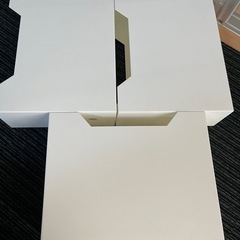 3個セット　ポリプロピレンファイルボックス　ニトリ　A4ファイルケース2(Nオール ホワイト)レギュラーの画像