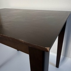 島忠　ダイニングテーブル　伸縮可能　60cm×90cmの画像