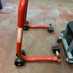 バイクスタンド　ローラーシート　straight tools islandの画像