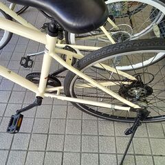 リユースのサカイ栃木店★ジモティ割あり★  Cream　自転車 700ｃｃ クリーム クリーニング済み TC12197の画像