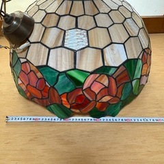 アンティーク ステンドグラス ライト 照明 レトロ 花柄 の画像