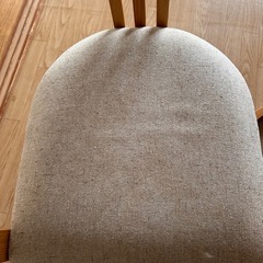 高級無垢材アームチェア2脚の画像