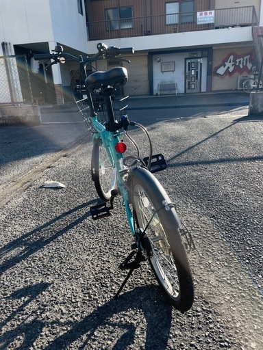 SIAFEI 20inch 折りたたみ 自転車 ミント色