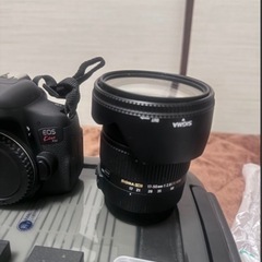 Canon EOS Kiss X8i レンズSIGMA シグマ　レンズ　17-50mm F2.8 EX DC OS M351の画像