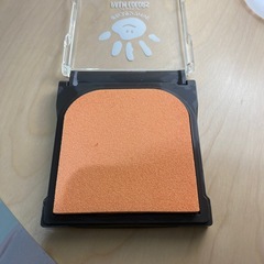 パームカラーズ うすだいだい シャチハタ 手形 スタンプパッドの画像