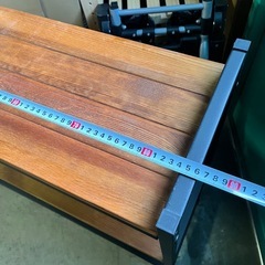 アイアン ウッド ラック 棚の画像