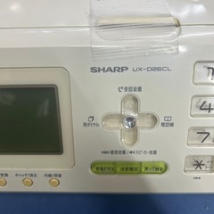 SHARP UX-D26CL ホワイト FAXつき　電話機の画像