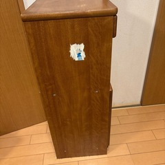 固定電話　棚　小物収納の画像