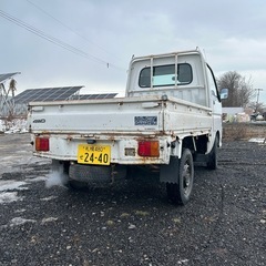 年末年始特別出品！早いもの勝ち‼︎ お値段交渉あり！ハイゼットトラック4WD 5MT車検残有りの画像
