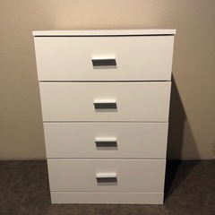 ニトリホワイト 4段チェスト 幅58cm　の画像