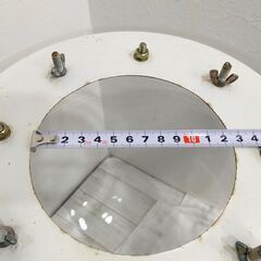  昭和時代/ 水銀灯/ 硝子シェード/ 直径約50㎝/ 街灯/ 球状ガラス電傘/ 電笠/ ガラスカバー/透明ドーム/ 照明部材/ 工場/ 倉庫 C0EZ0117の画像