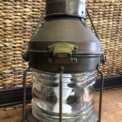 希少！レトロ！船舶燈風の電灯 ヴィンテージ ライト 動作確認済みの画像