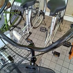 リユースのサカイ栃木店★ジモティ割あり★  自転車 27インチ シルバー クリーニング済み TC12198の画像