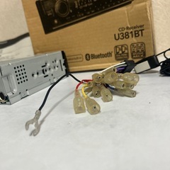 KENWOOD ケンウッド CD USB 1DIN カーオーディオ U381BT Bluetooth CDプレーヤーの画像