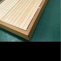 【収納付】ベッドフレームの画像