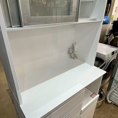 ニトリ キッチンボード レジューム 90AG-S-WG セパレート 食器棚の画像