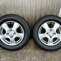 バモス　純正アルミホイール＆タイヤ４本セット！　の画像