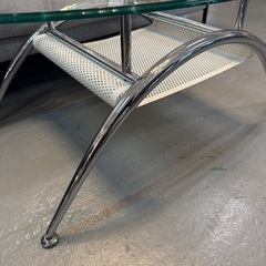 ニトリ　センターテーブル　ガラステーブルの画像