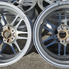 エンケイRP-F1 PCD114.3-5穴 17-9J+45 17-9.5J+38 各2本の画像